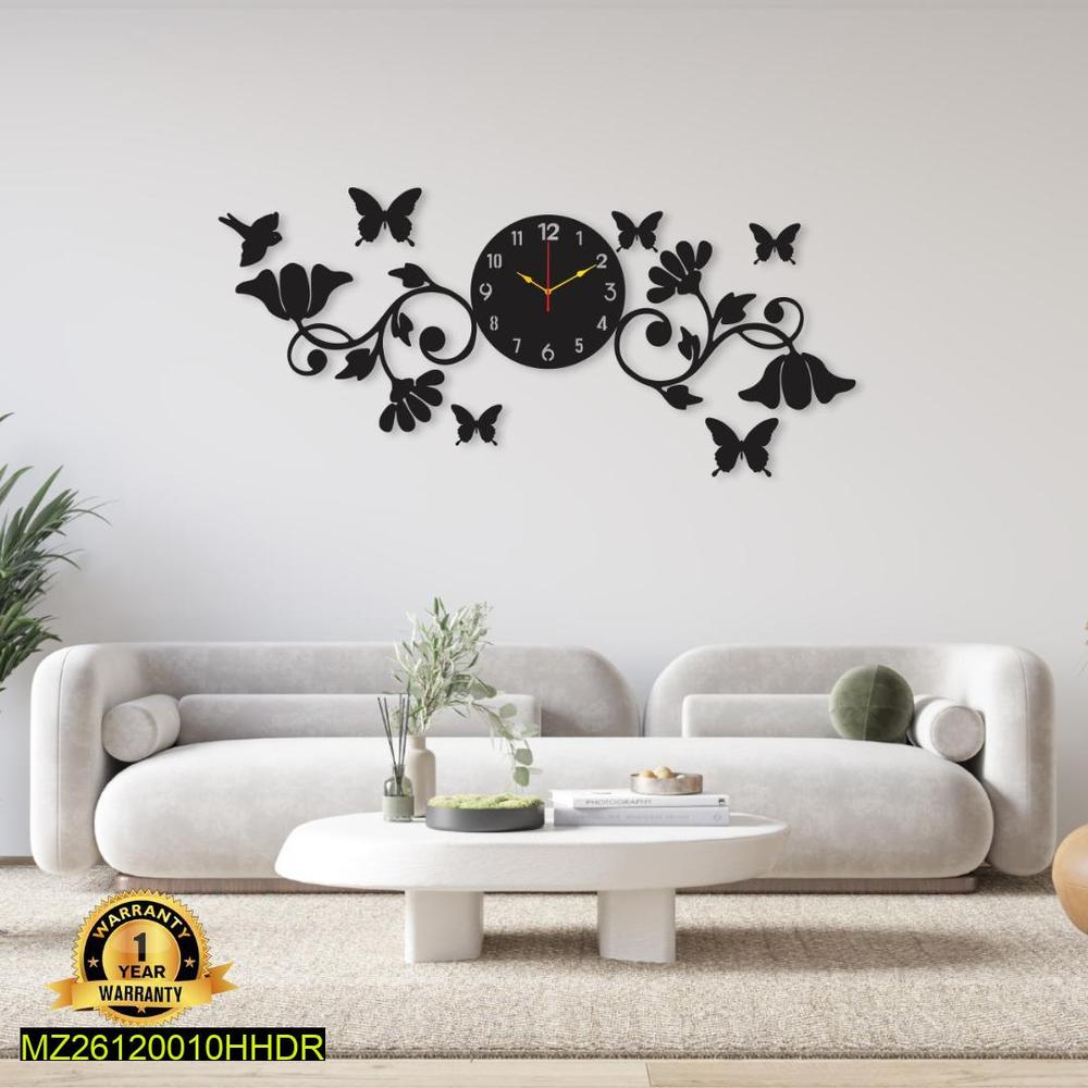 Butterfly Analog Wall Clock