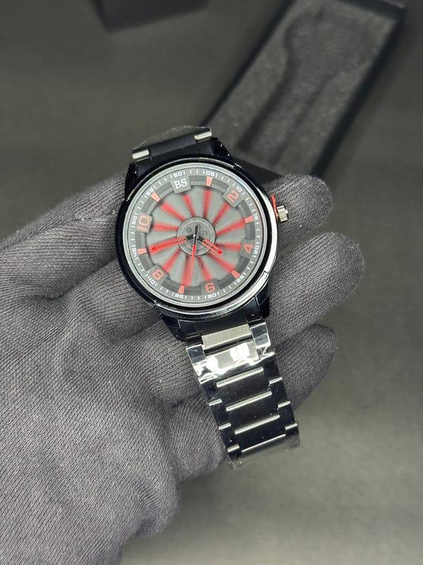 Spinning Stainless steel watch