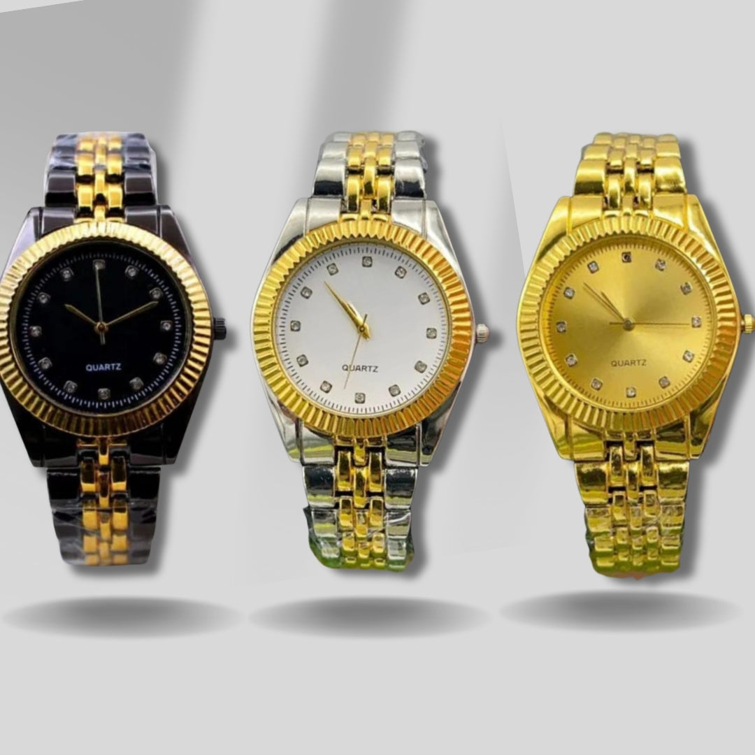 Men's Quartz Water Resistence Round Watch