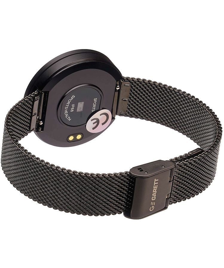 Ladies Smart Watch with Mesh Strap (Black)